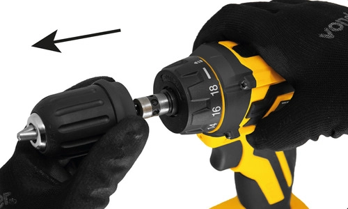 Parafusadeira/furadeira a bateria 12V fonte bivolt automática PFV112QR VONDER