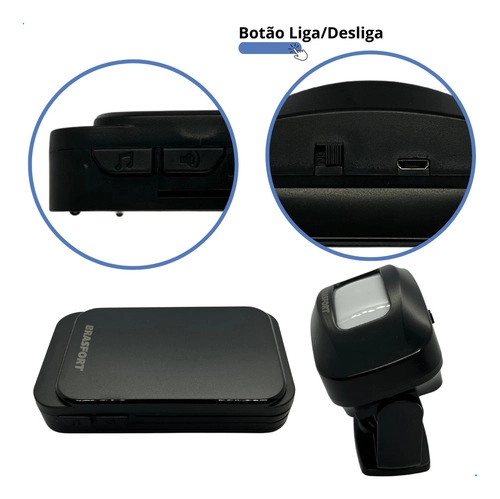 Anunciador De Presença Com Sensor Brasfort Anunciador De Presença Com Sensor Brasfort