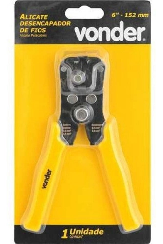 Alicate desencapador de fios 6'' 152mm VONDER Alicate desencapador de fios 6'' 152mm VONDER
