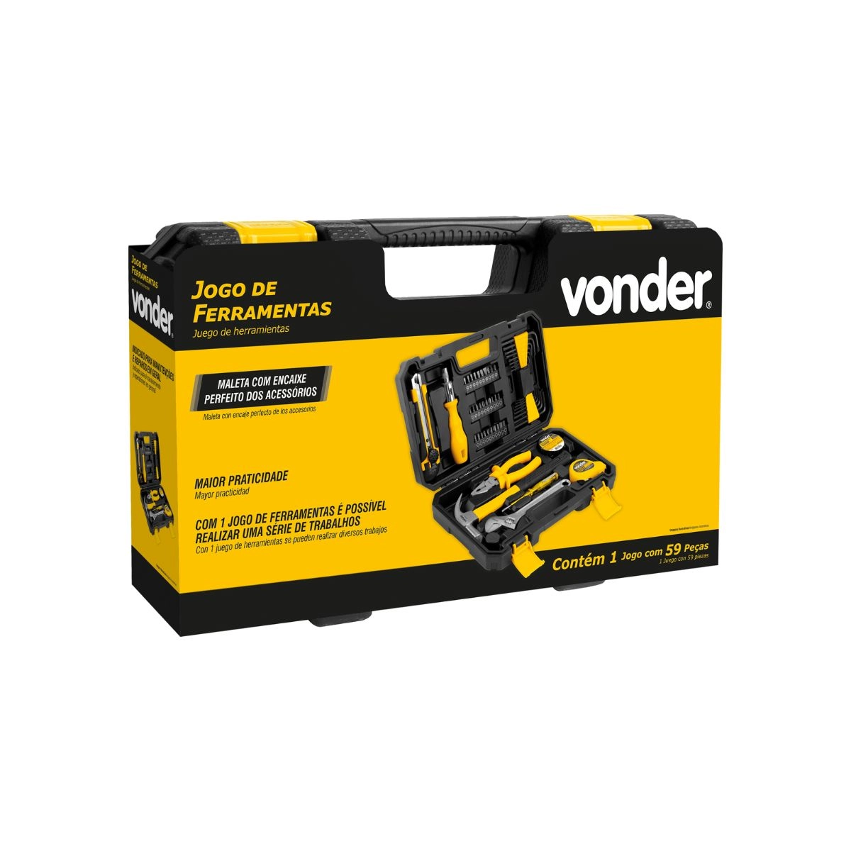 Jogo de ferramentas com 59 peças VONDER