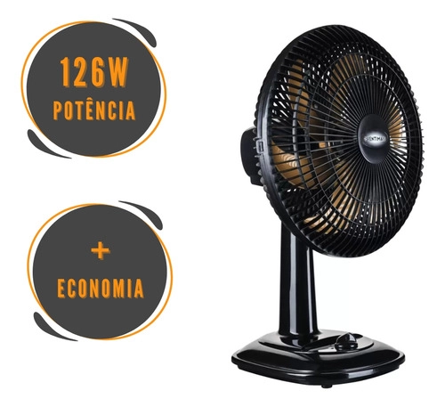 Ventilador 40cm Turbo Preto/Bronze VENTIMAIS