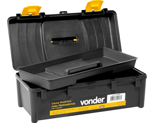 Caixa Plástica para Ferramentas VD4038 Vonder Caixa Plástica para Ferramentas VD4038 Vonder