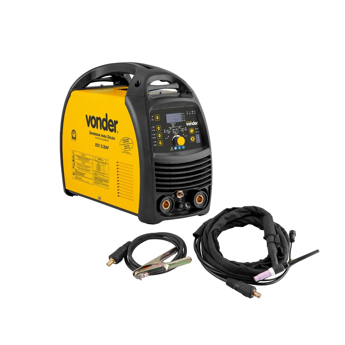 Inversor para solda TIG e eletrodo 200A RIV218AF VONDER