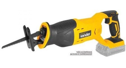 Serra sabre bateria intercambiável de 18V sem bateria e sem carregador ISSV1822 VONDER