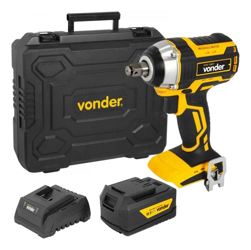 Kit Vonder - 01 Chave de Impacto ICIV1807 + 01 Bateria 4Ah IBV1804 + 01 Carregador ICBV1805 Kit Vonder - 01 Chave de Impacto ICIV1807 + 01 Bateria 4Ah IBV1804 + 01 Carregador ICBV1805