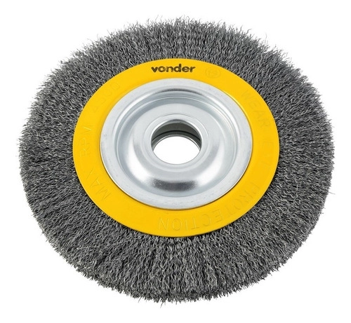 Escova circular 8"x 30mm com bucha de redução VONDER