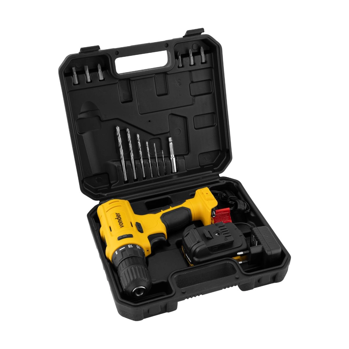 Kit Limpeza LAV1300 110V Parafusadeira e Escovas Vonder Kit Limpeza LAV1300 110V Parafusadeira e Escovas Vonder