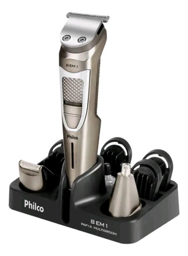 Aparador De Pelos 8 Em 1 Multigroom PAP16 Bivolt Philco