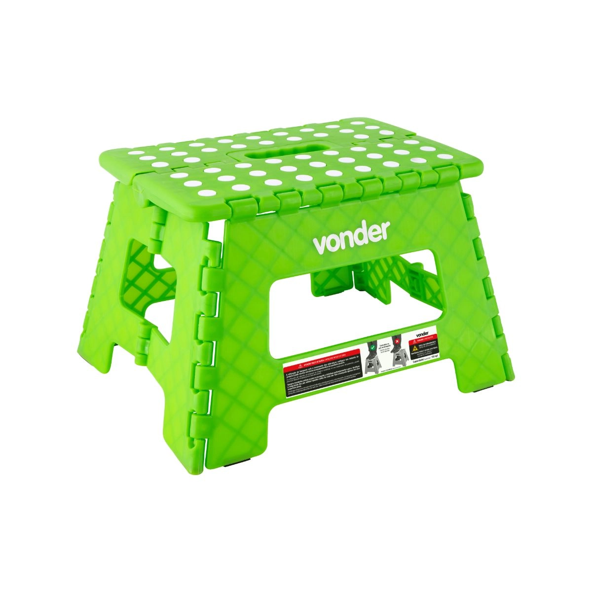 Banqueta plástica dobrável altura 220mm VONDER 