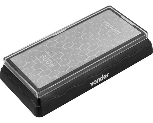 Pedra para afiar diamantada,base de 7" dupla face G 600/1200 VONDER