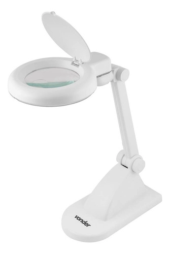 Lupa articulada com LED bivolt com base para bancada VONDER 