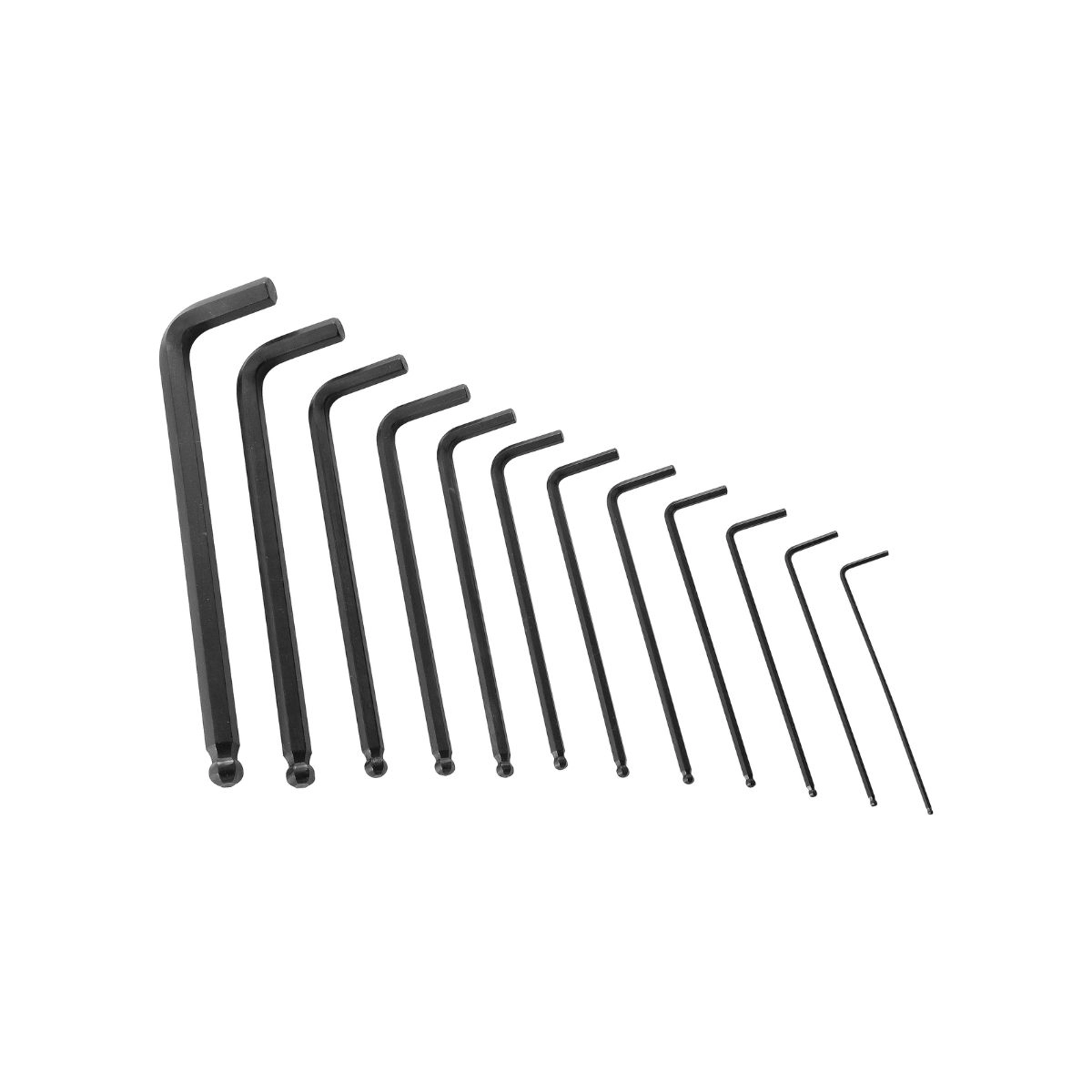 Chaves hexagonais (allen) 1/16" a 3/8"Jogo 12pçs VONDER Chaves hexagonais (allen) 1/16" a 3/8"Jogo 12pçs VONDER