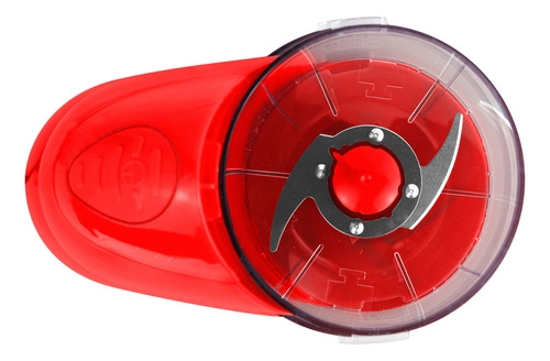 Mini Processador Elétrico 500ml Vermelho Kian Mini Processador Elétrico 500ml Vermelho Kian
