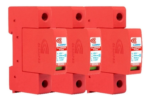 Kit 3 Dispositivo de Proteção Contra Surtos Elétricos (DPS) Clamper 45KA 275V