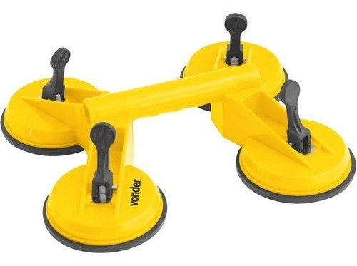 Ventosa quádrupla 118 mm plástica VONDER 