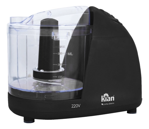 Mini Processador De Alimentos 120W Preto 127V Kian Mini Processador De Alimentos 120W Preto 127V Kian