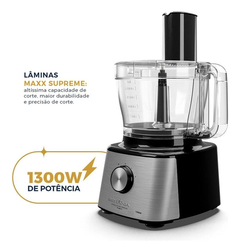 Multiprocessador Multifunções BMP2000 1300W Britânia Multiprocessador Multifunções BMP2000 1300W Britânia