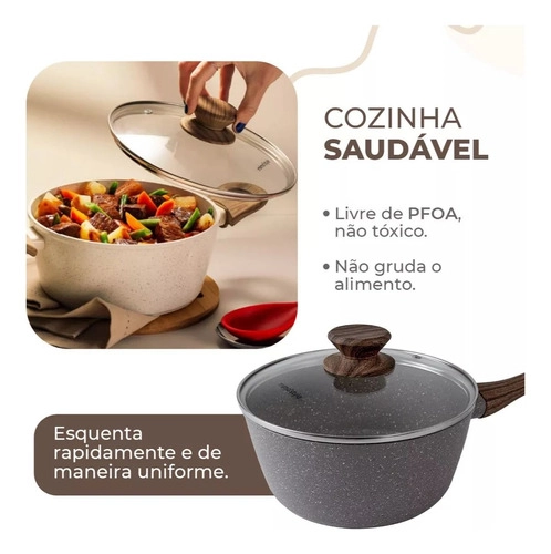 Jogo De Panelas Antiaderente Cerâmica Mimo Style Jogo De Panelas Antiaderente Cerâmica Mimo Style