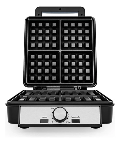 Waffle Maker 5 Temperaturas 4 Waffles PWM04A Philco Waffle Maker 5 Temperaturas 4 Waffles PWM04A Philco
