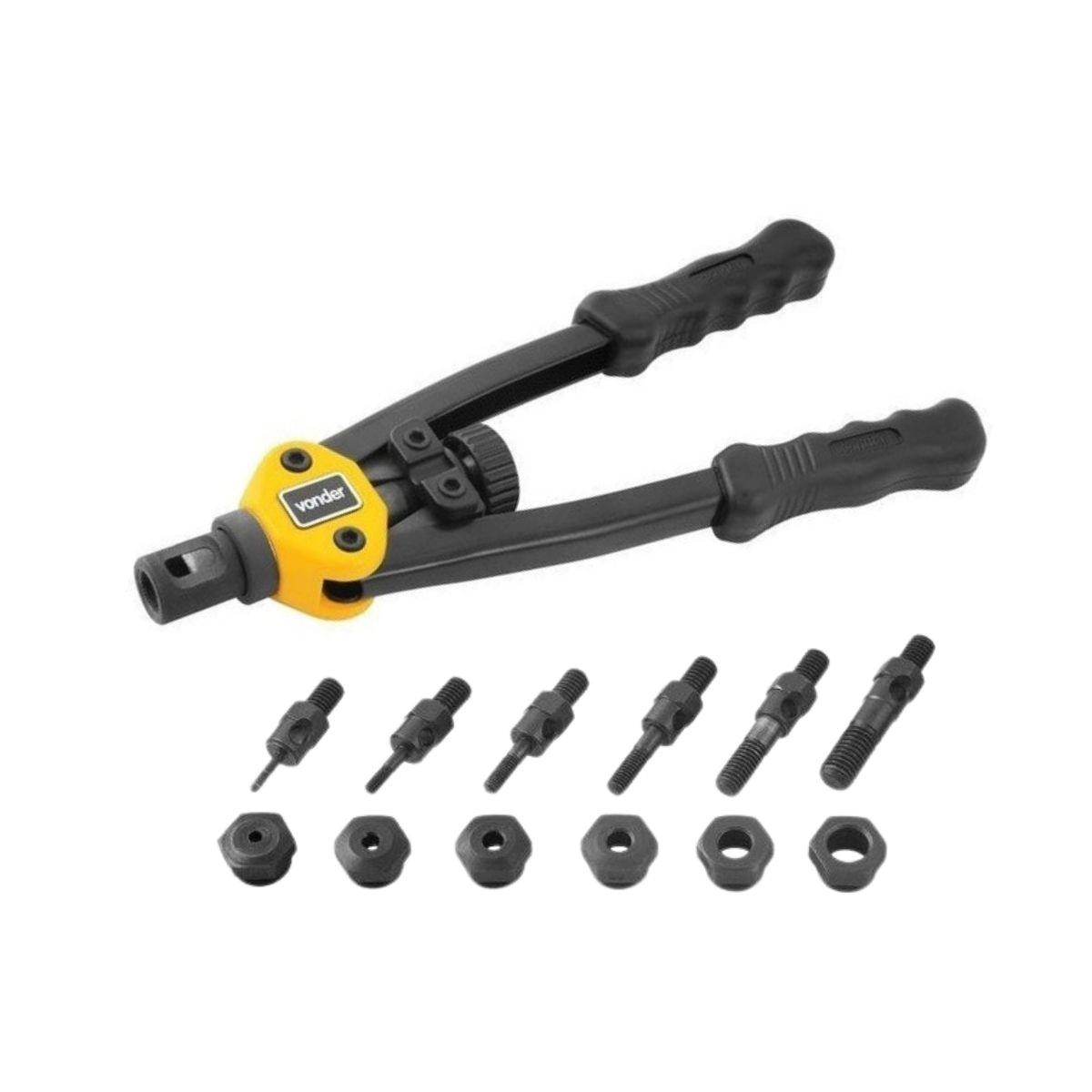 Kit Rebitador Manual RR310 +Jogo rebites rosca 150pçs VONDER