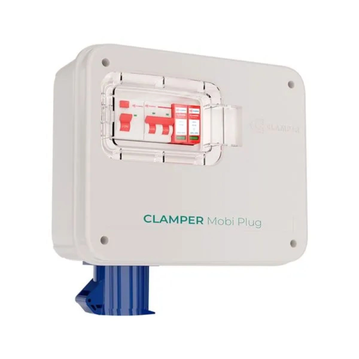 Quadro Proteção Carregador Veicular 220V 8KW C32A Clamper