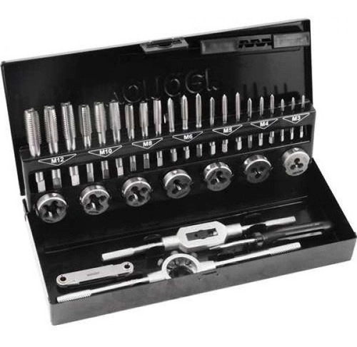 Jogo de machos e cossinetes com 32 peças VONDER