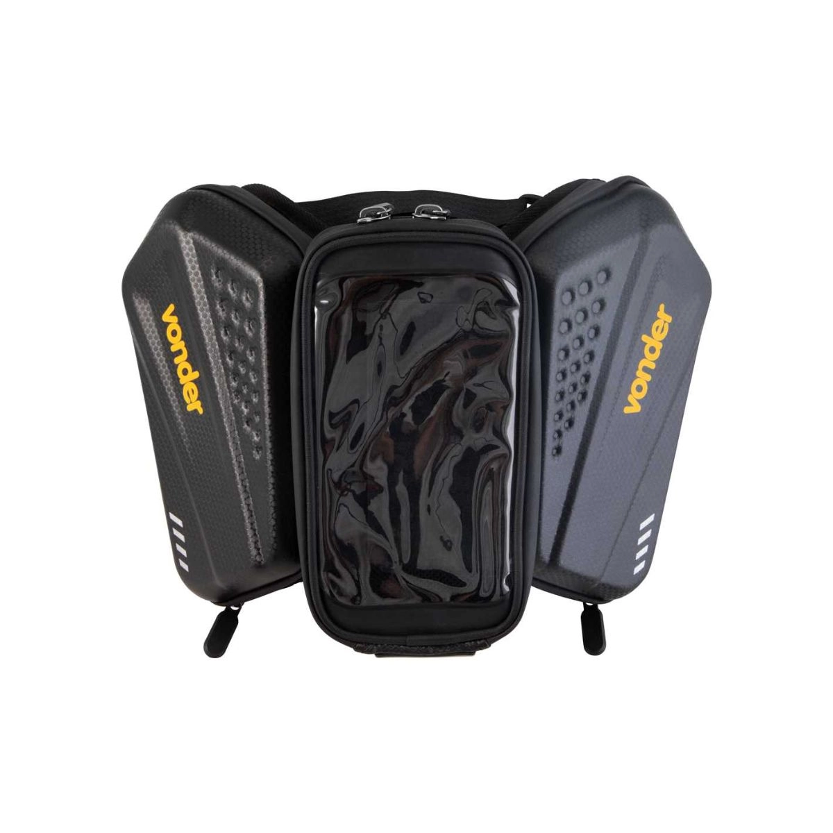 Bolsa dupla com porta celular para bicicleta VONDER 