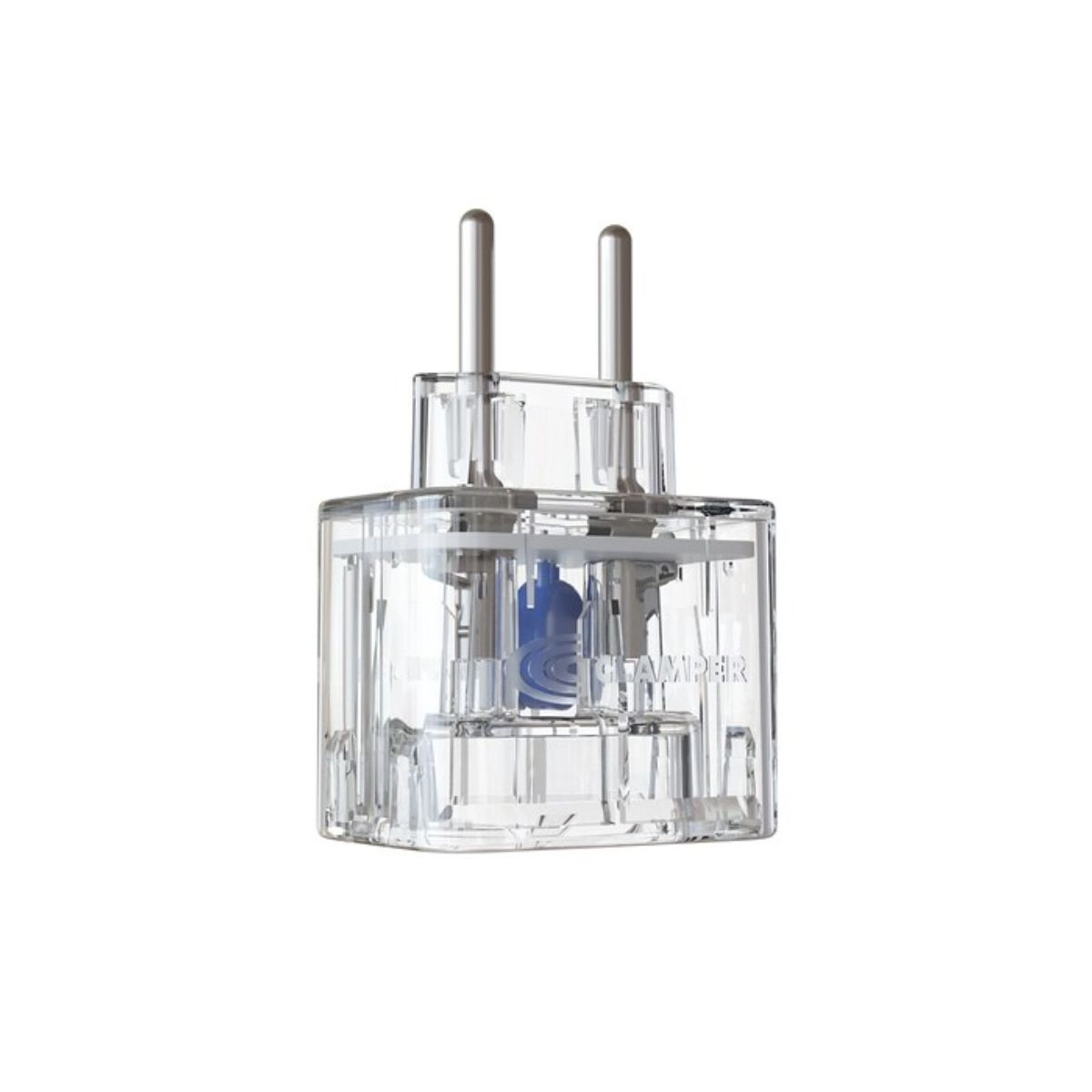 Protetor DPS Pocket LCF 2 Pinos Transparente 10A Clamper Protetor DPS Pocket LCF 2 Pinos Transparente 10A Clamper