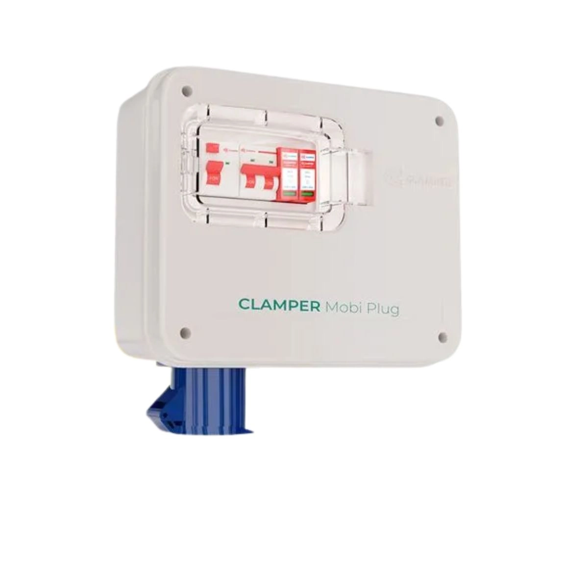 Quadro Proteção Carregador Veicular 220V 8KW C32A Clamper