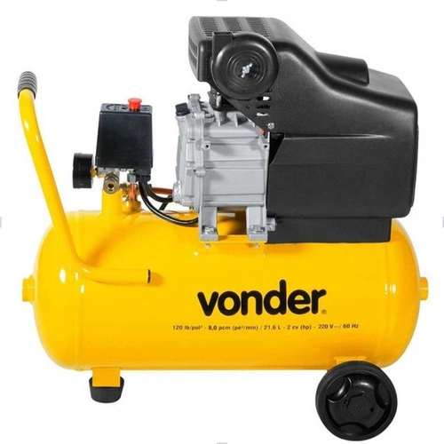 Motocompressor de ar 8,0 pcm 21,6 litros 220V MCV216 VONDER