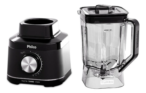 Liquidificador 12 velocidades 1500W 3,1L PLQ15A 110V Philco Liquidificador 12 velocidades 1500W 3,1L PLQ15A 110V Philco