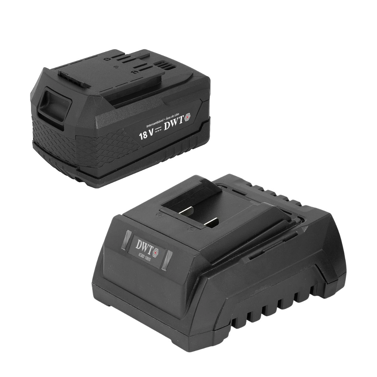 Kit DWT-  01 Carregador ICBD1805 Bivolt + 01 Bateria 4ah IBD1804 18V