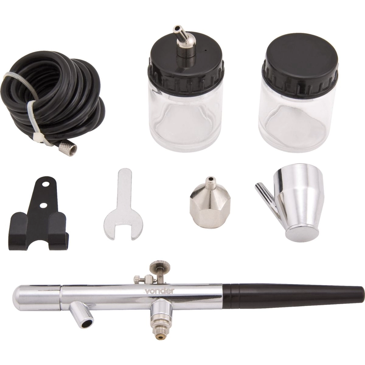 Aerógrafo com acessórios AJ008 VONDER Aerógrafo com acessórios AJ008 VONDER