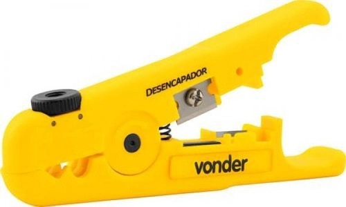 Alicate desencapador ajustável para fios e cabos VONDER. Alicate desencapador ajustável para fios e cabos VONDER.