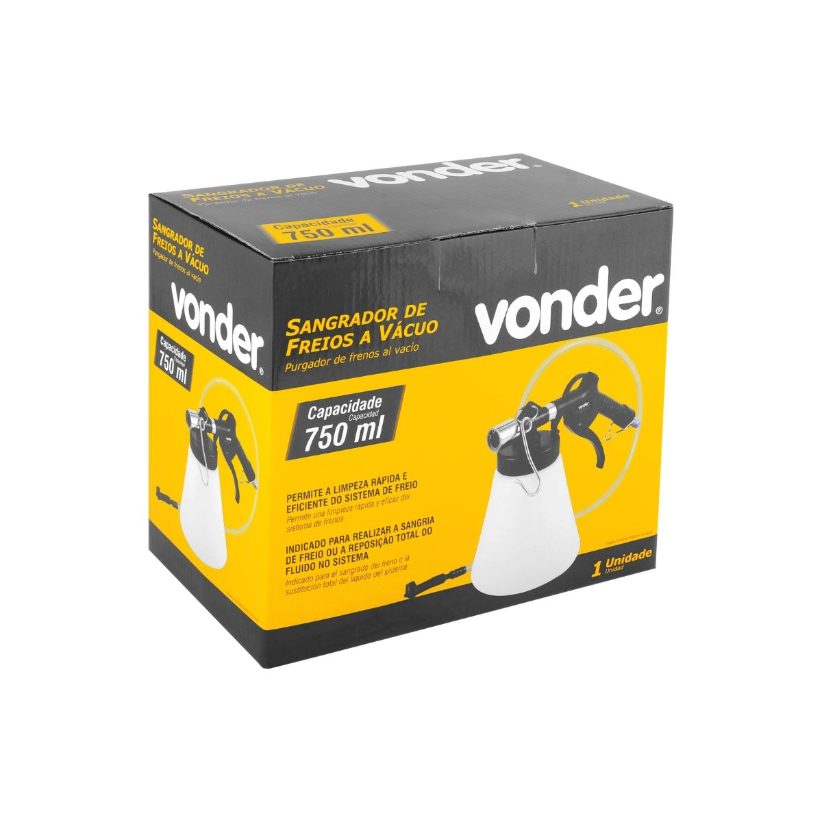 Sangrador de freios a vácuo 750ml VONDER 