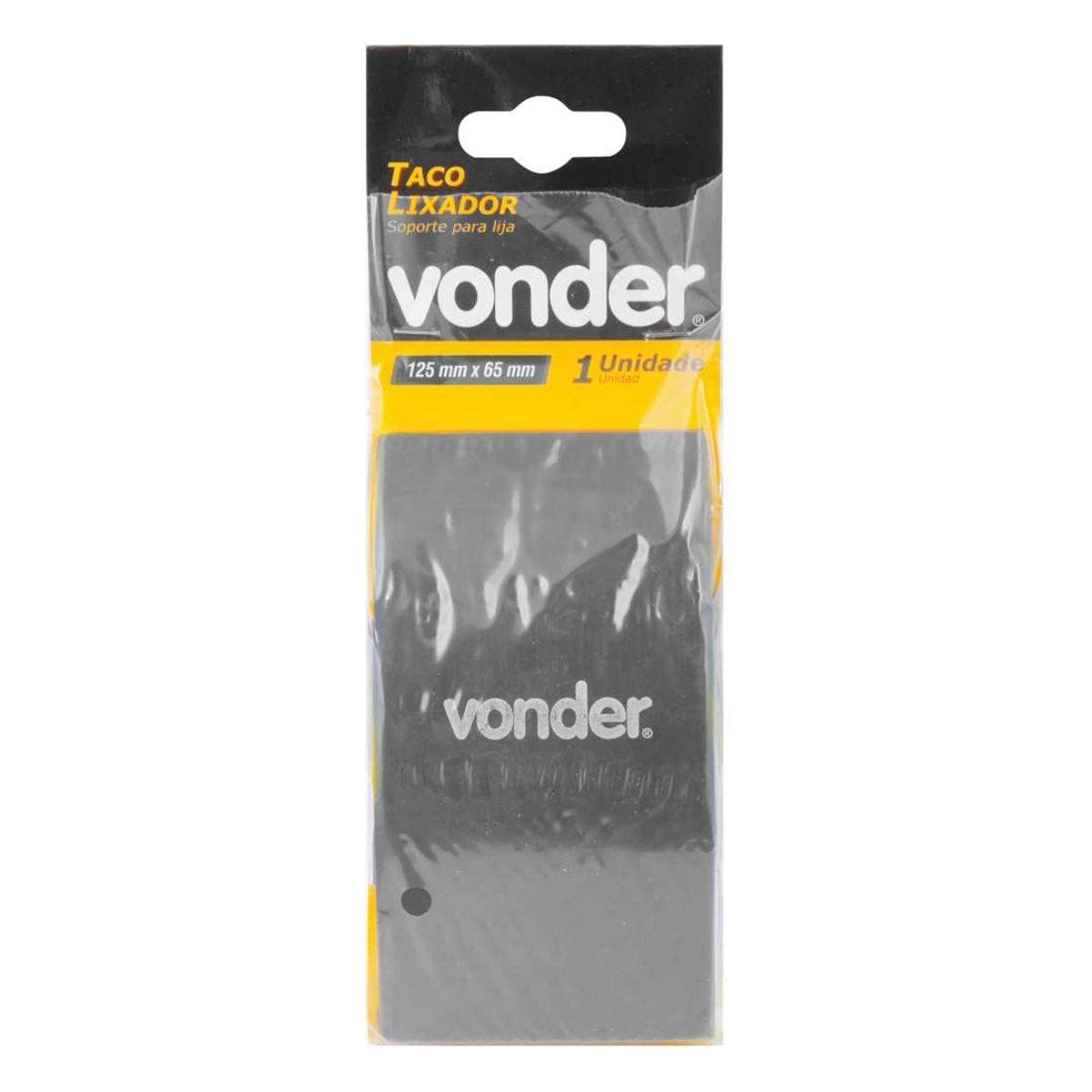 Taco lixador 125mmx65mm VONDER Taco lixador 125mmx65mm VONDER