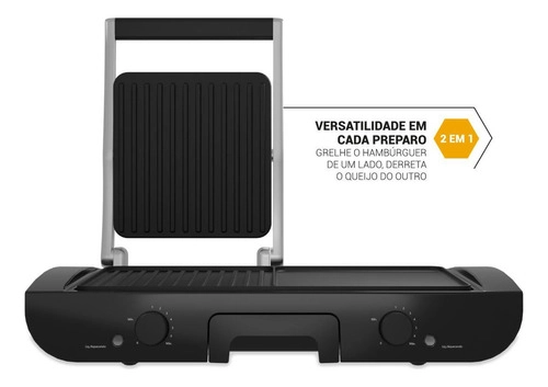 Grill 7 Níveis de temperatura 1500W PGR31 Philco Grill 7 Níveis de temperatura 1500W PGR31 Philco