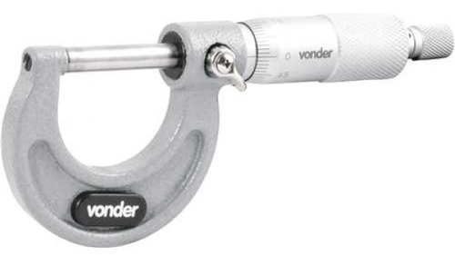 Micrômetro externo 0 mm a 25 mm graduação 0,01 mm MC025 VONDER