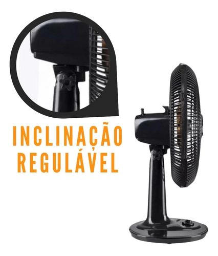 Ventilador 40cm Turbo Preto/Bronze VENTIMAIS