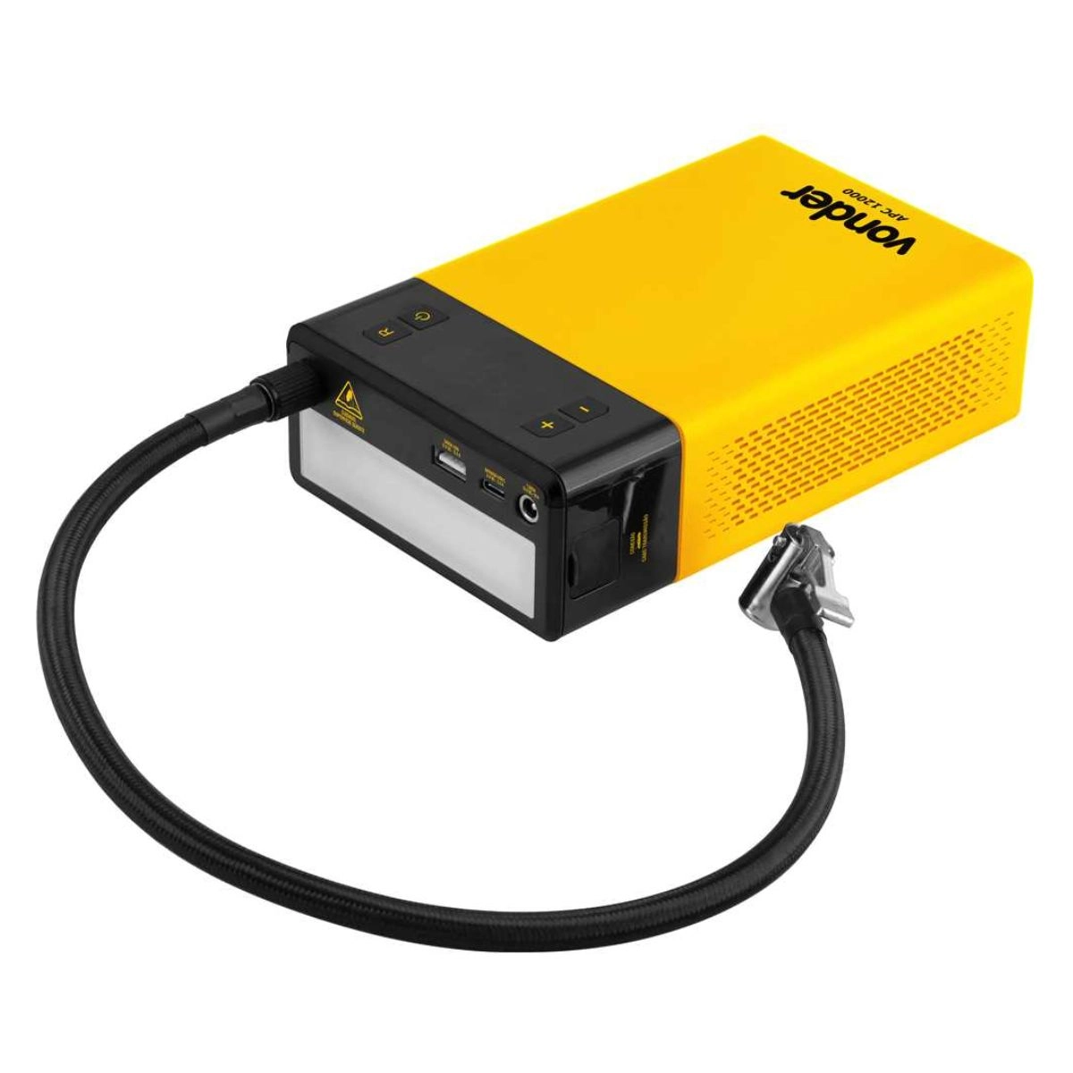 Auxiliar partida portátil+compressor de ar APC12000 VONDER Auxiliar partida portátil+compressor de ar APC12000 VONDER