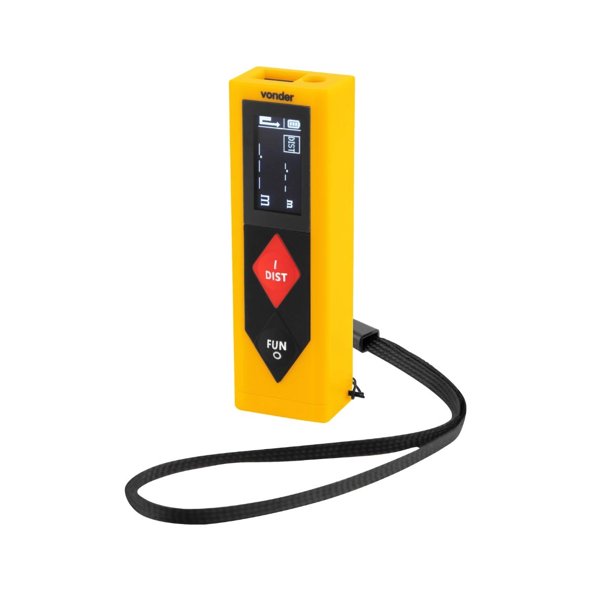 Medidor de distância a laser 30m compacto VONDER Medidor de distância a laser 30m compacto VONDER