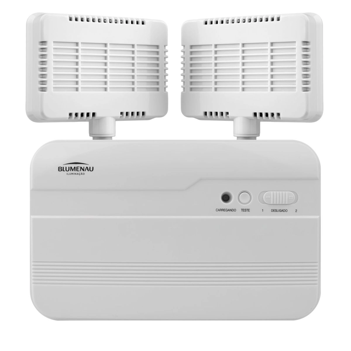 Kit 2 Luminaria Emergencia 3000L 18W 6.500K Bivolt Blumenau 