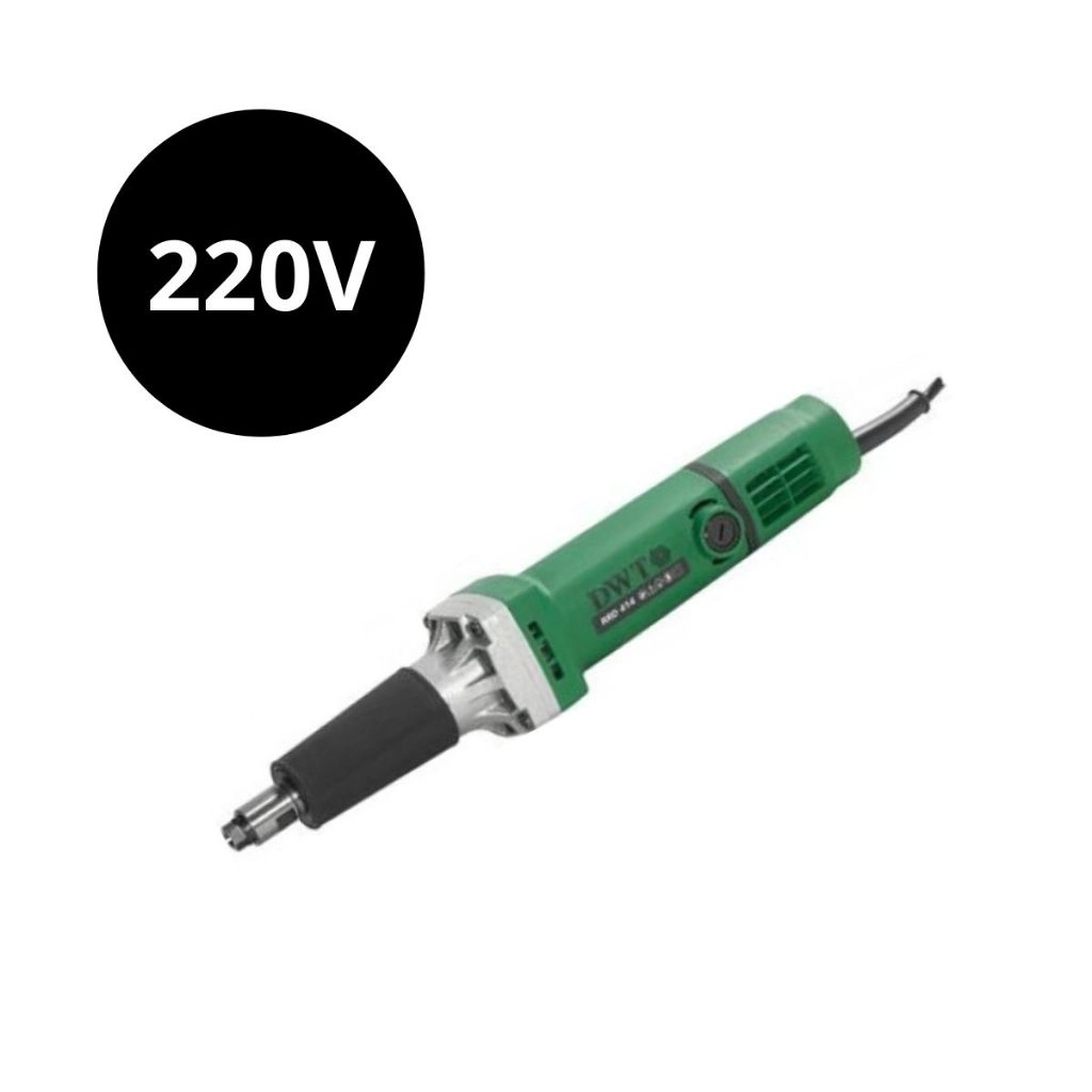 Retificadeira Manual Elétrica reta 400W 1/4 RRD414 DWT Retificadeira Manual Elétrica reta 400W 1/4 RRD414 DWT