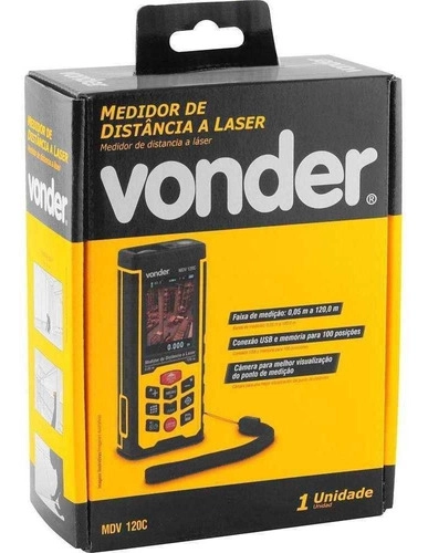 Trena a Laser Medidor de Distância 120m MDV120C Vonder Trena a Laser Medidor de Distância 120m MDV120C Vonder