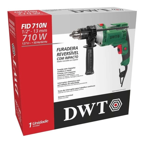 Furadeira com impacto 1/2 FID710N DWT Furadeira com impacto 1/2 FID710N DWT