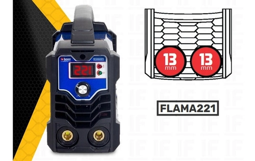 Maquina Inversor Solda Boxer FLAMA221 Sem Máscara - 220v