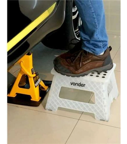 Banqueta plástica dobrável altura 220mm VONDER 