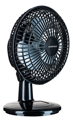 Ventilador Mini Turbo 20CM PRETO/ PRATA Ventimais
