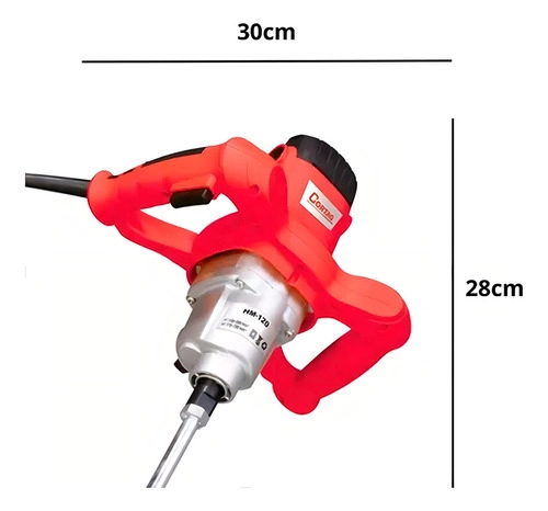 Misturador Elétrico Argamassa Tinta Textura Hm120 Cortag
