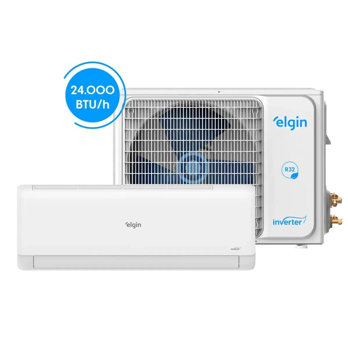 Ar Condicionado Split High Wall Eco Inverter II 24000 BTUs Frio WiFI ELGIN 220V Ar Condicionado Split High Wall Eco Inverter II 24000 BTUs Frio WiFI ELGIN 220V